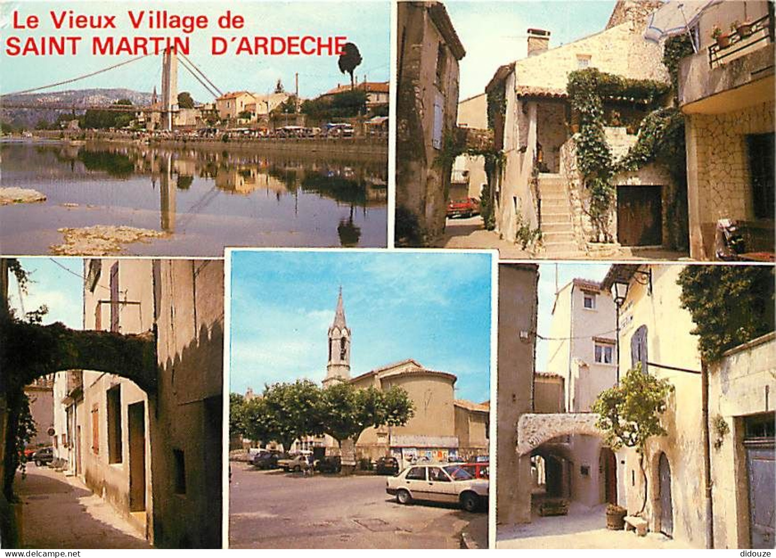 07 - Saint Martin D'Ardèche - Multivues - Automobiles - Vieilles Pierres - CPM - Voir Scans Recto-Verso - Autres & Non Classés