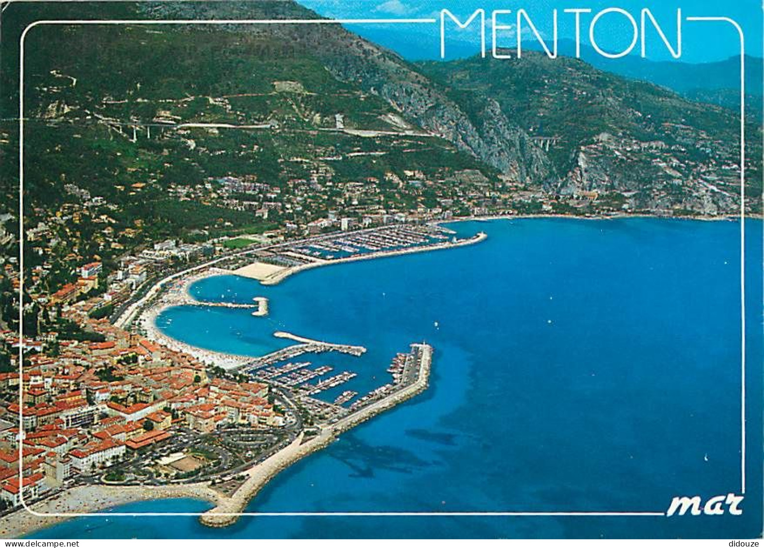 06 - Menton - Vue Générale Aérienne - CPM - Carte Neuve - Voir Scans Recto-Verso - Menton