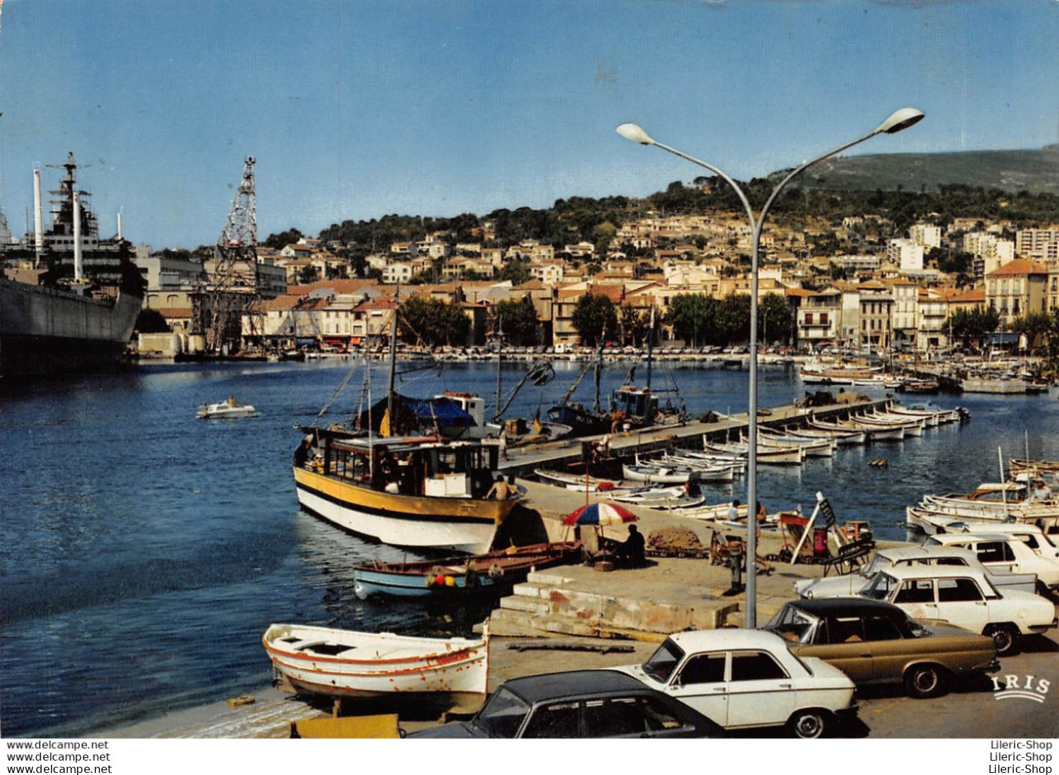 ►LA CIOTAT◄13►◄CPM►DÉPART POUR LES ILES◄►AUTOMOBILES◄1980►ÉDIT. G. GANDINI, MARSEILLE - La Ciotat