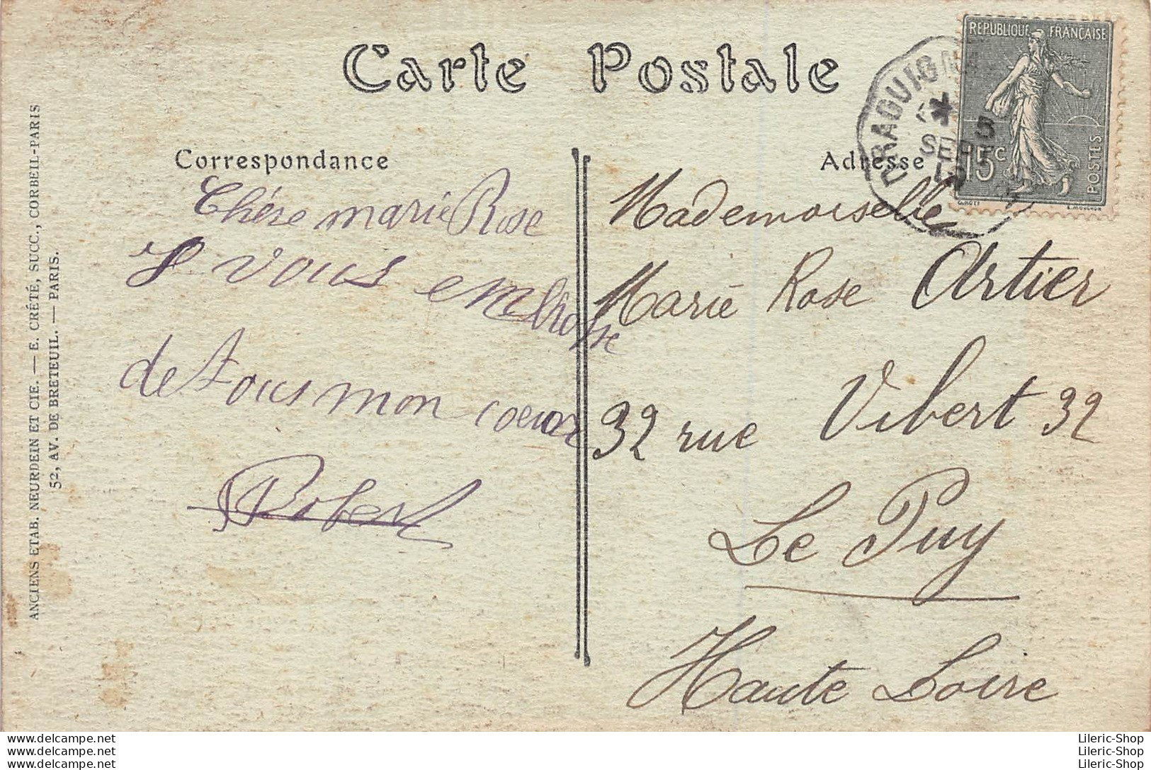 ►VENCE◄06►CPA◄±1905►VUE GÉNÉRALE◄► PAPÈTERIE BONJEAN N°1318 - Vence