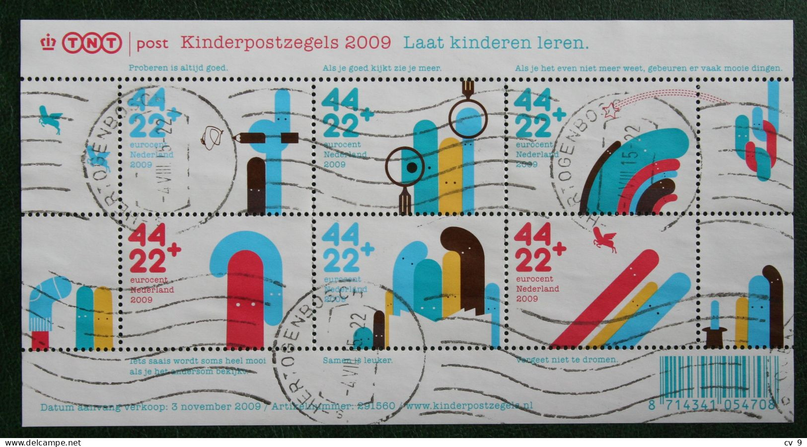 Kinderzegels ; NVPH 2683 ; 2009 Gestempeld / USED NEDERLAND / NIEDERLANDE / NETHERLANDS - Oblitérés