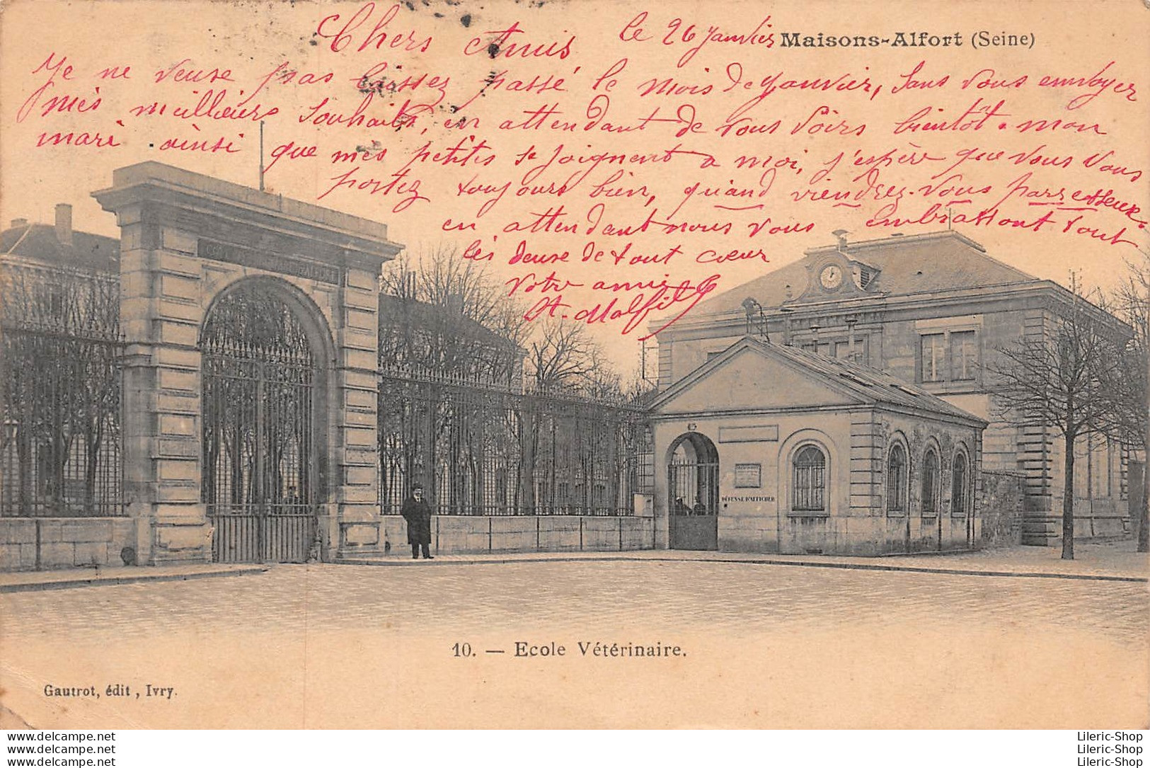 MAISONS-ALFORT (94) - Précurseur - École Vétérinaire 1904 Cpr - Maisons Alfort