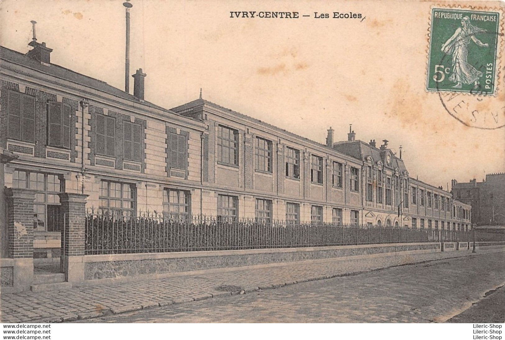 IVRY-SUR-SEINE (94) - Les Écoles En 1908 - CPA - Ivry Sur Seine
