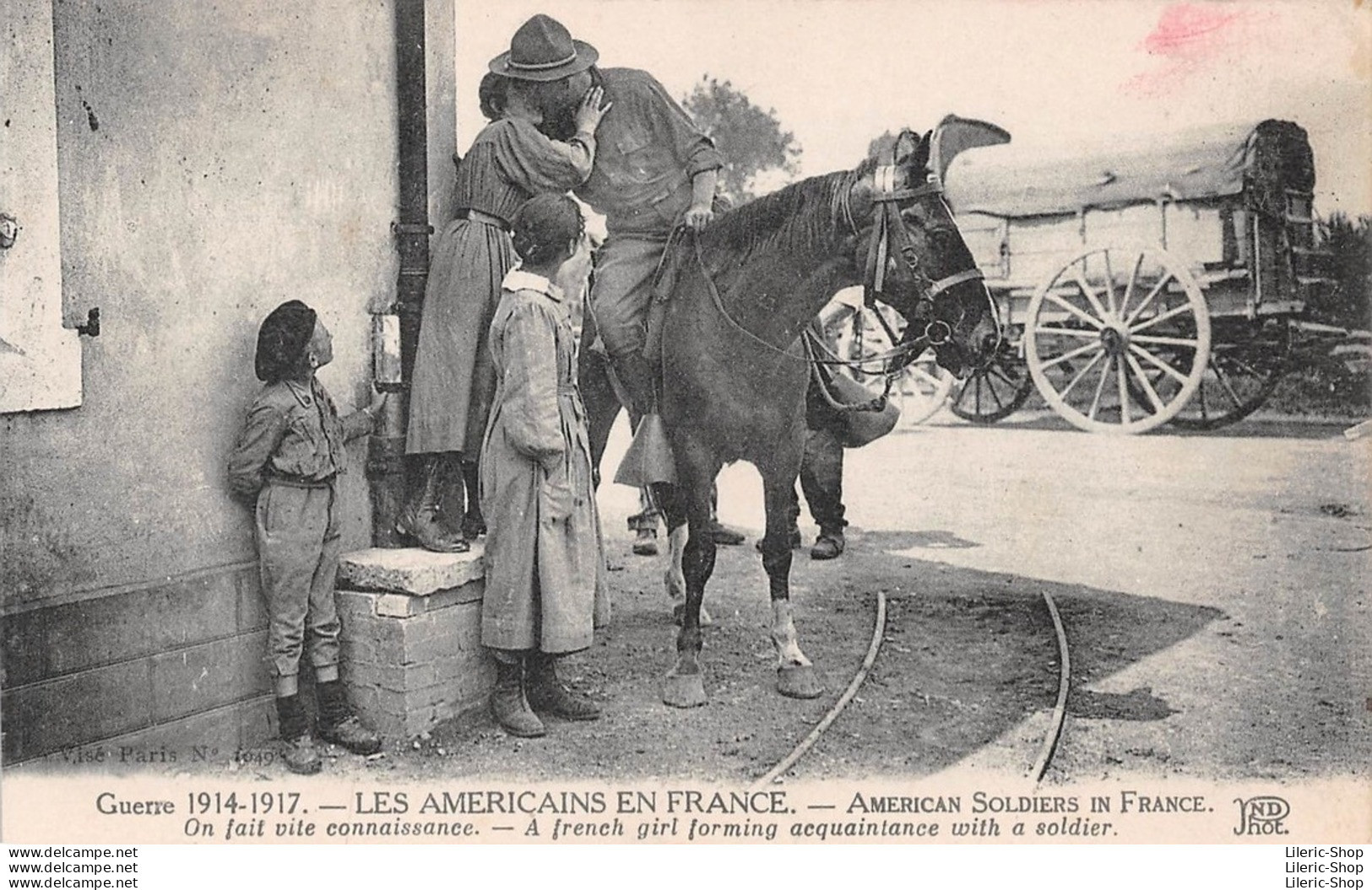 WW1 - Guerre 1914-1917 - Les Américains En France - On Fait Vite Connaissance - Éd. ND CPA - Oorlog 1914-18