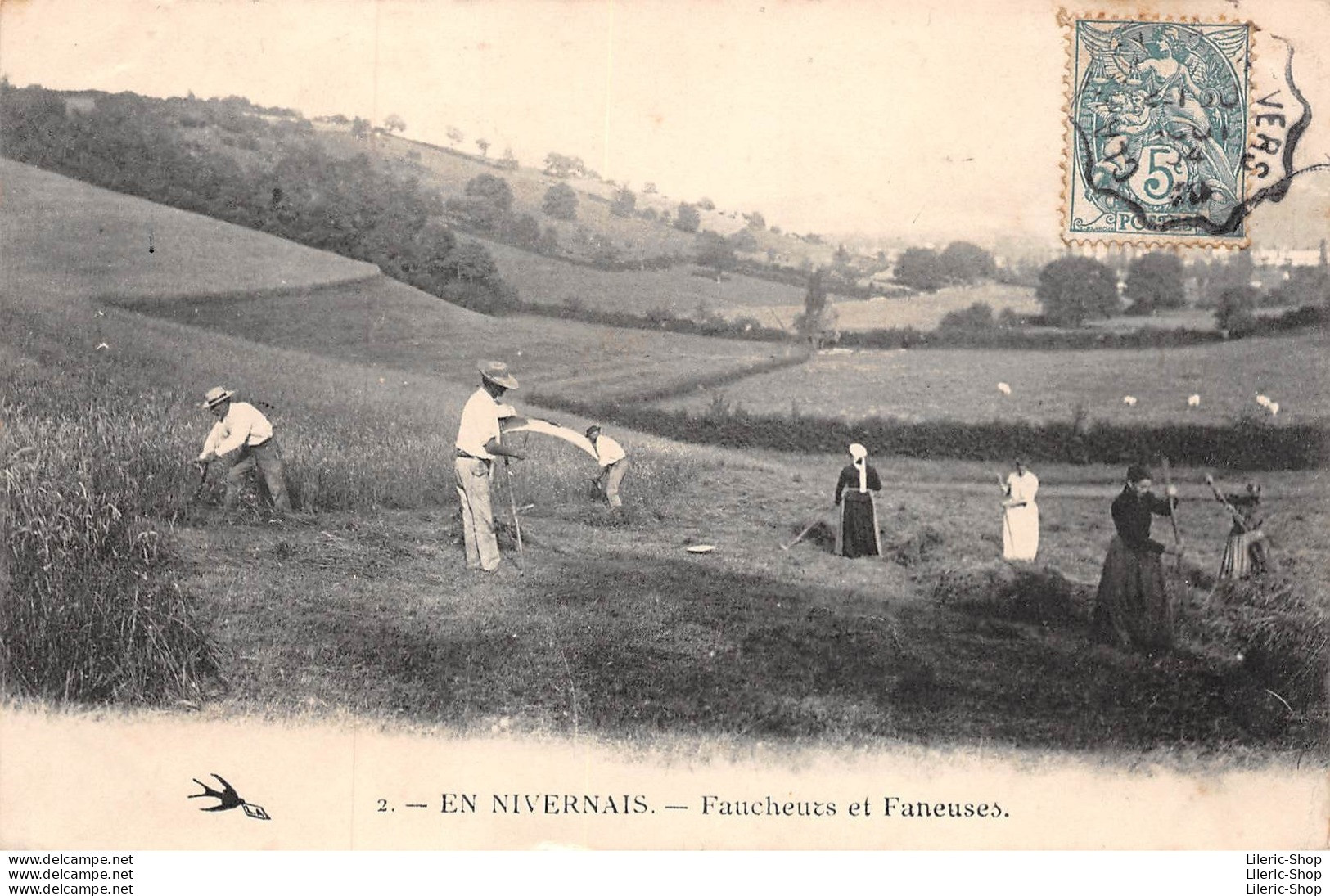 EN NIVERNAIS (58) - Faucheurs Et Faneuses En 1904 # Agriculture # - Cpa - Andere & Zonder Classificatie