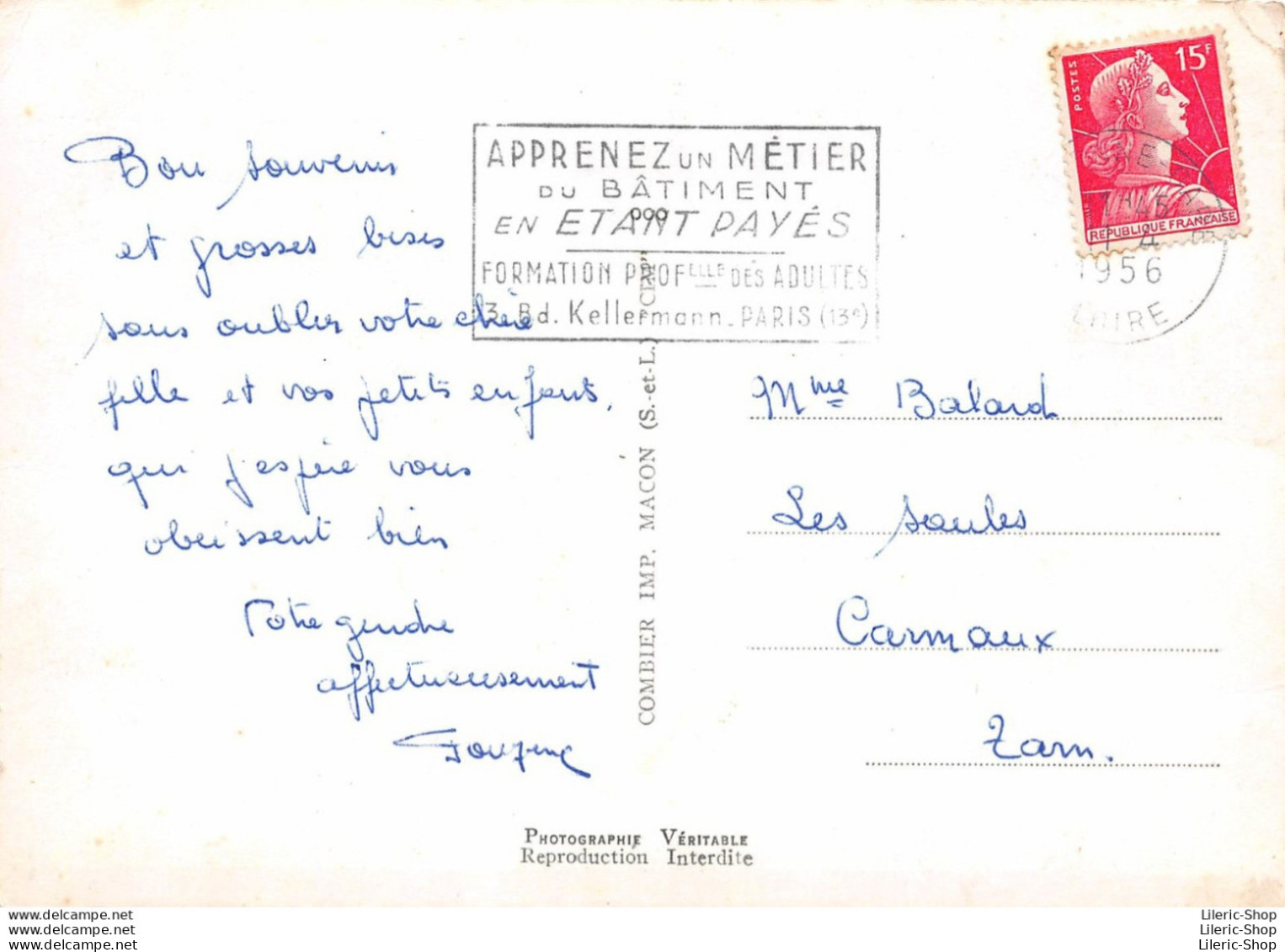 Souvenir De Saint-Étienne (42) - Multi-vues- Éditions Combier - 1956 Cpsm - Saint Etienne