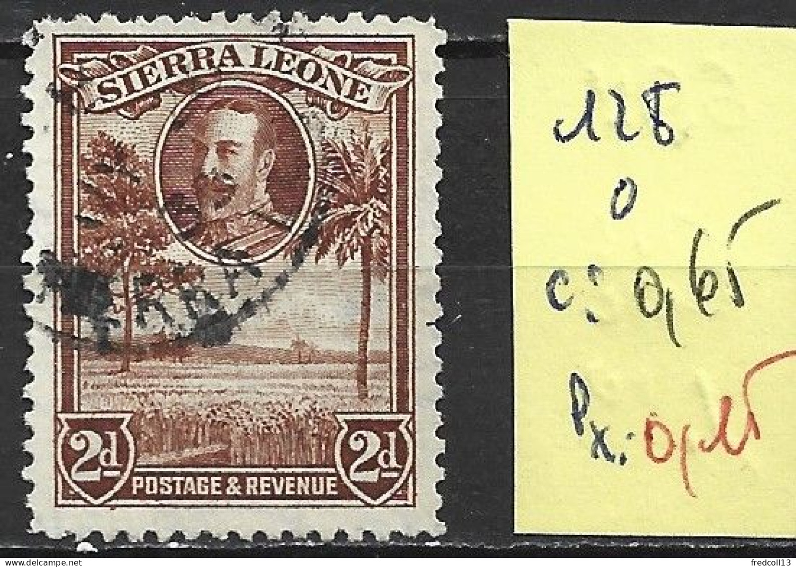 SIERRA LEONE 128 Oblitéré Côte 0.65 € - Sierra Leone (...-1960)