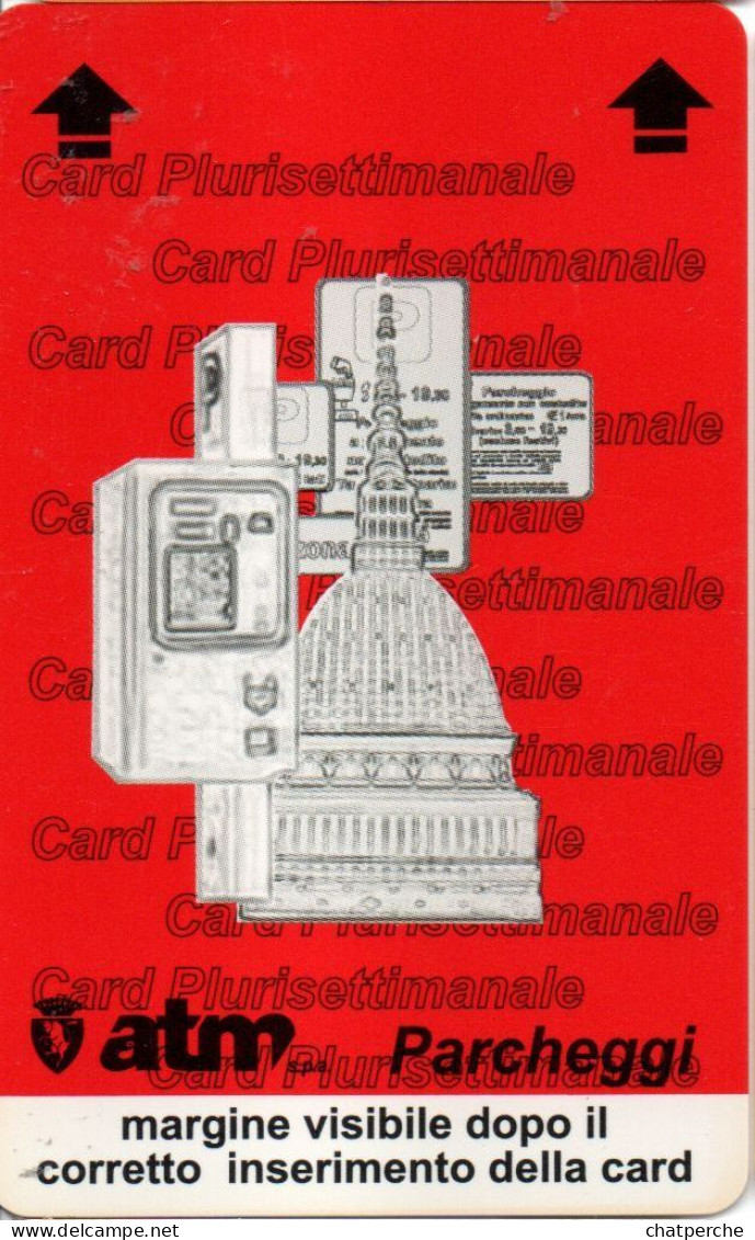 CARTE STATIONNEMENT PARKING TURIN TORINO  ITALIE - Other & Unclassified