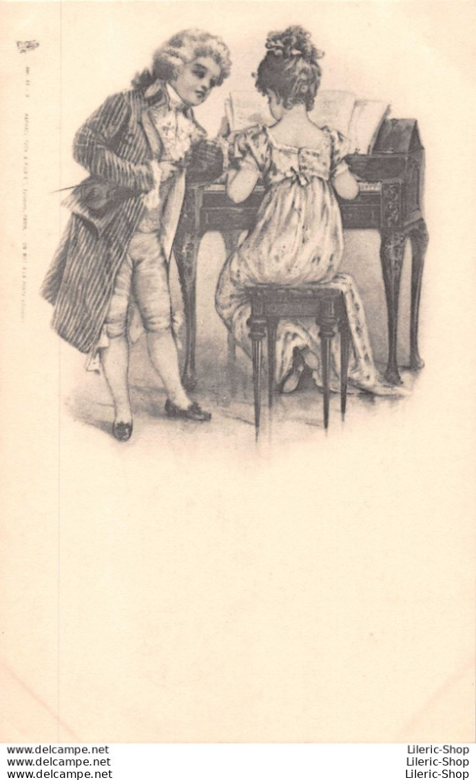 Raphaël Tuck - Un Mot à La Poste - Série 81 - 8 - Epoque Victorienne -Couple D'enfants En Train De Danser CPR - Tuck, Raphael