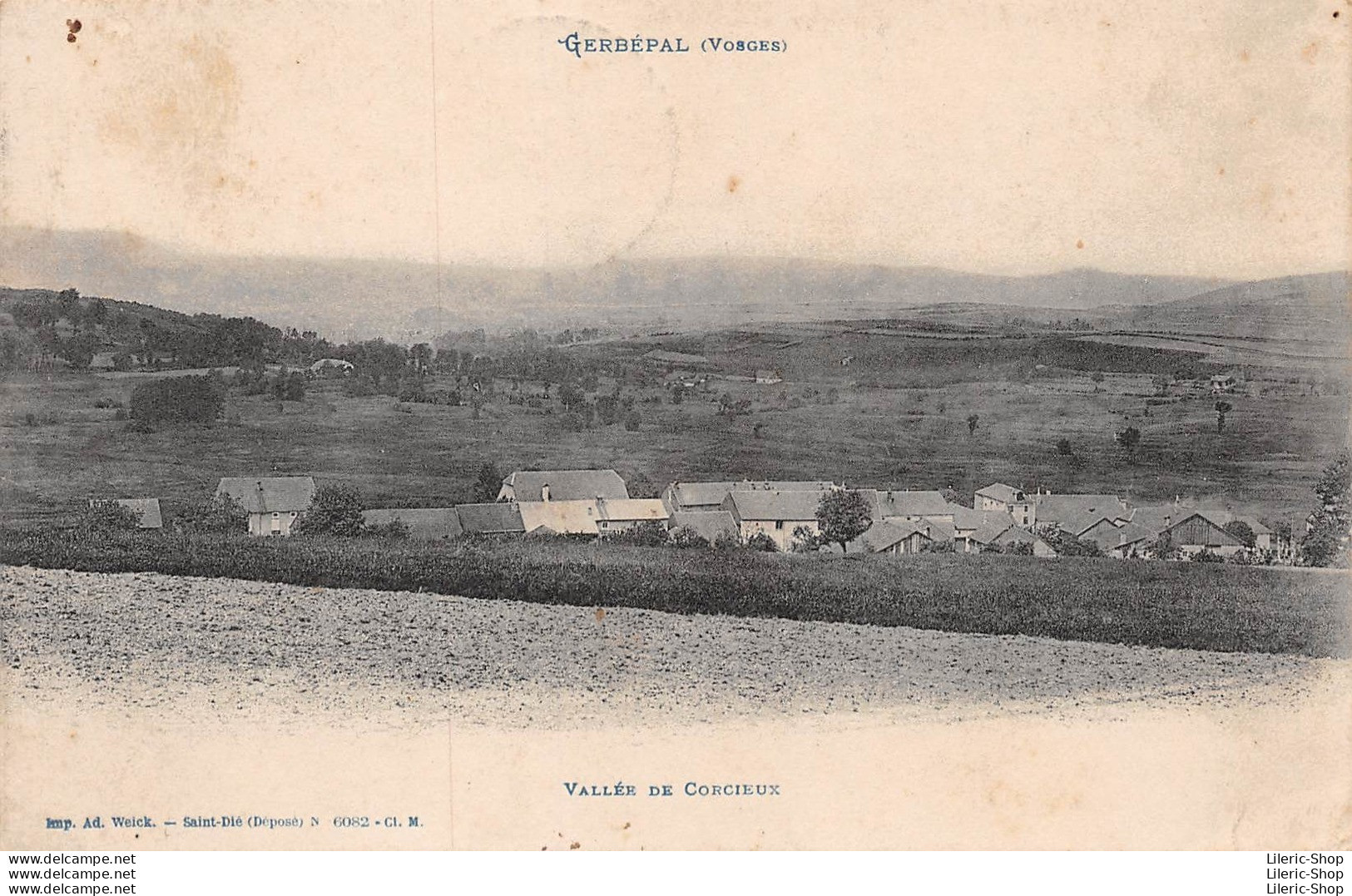 Gerbépal (88) Vallée De Corcieux - (N°6082 Éditions Welck Saint-Dié) - Cpa  2 Septembre 1914 - Autres & Non Classés