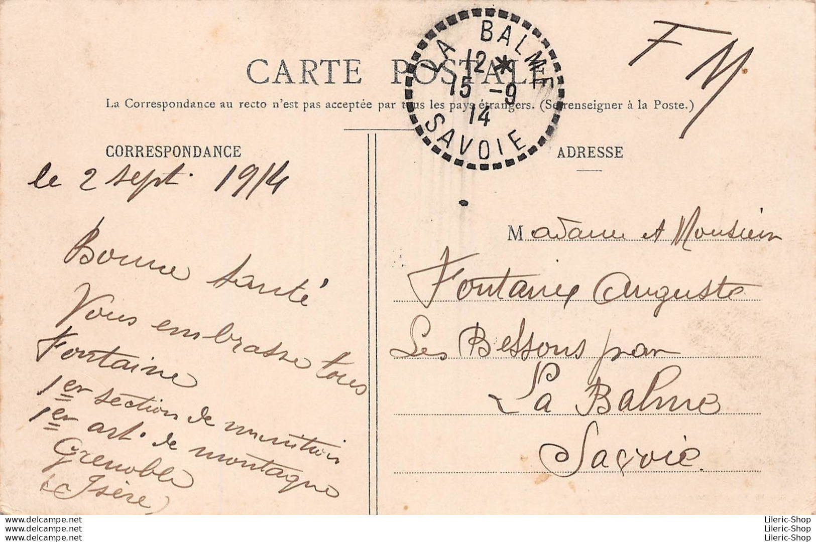 Gerbépal (88) Vallée De Corcieux - (N°6082 Éditions Welck Saint-Dié) - Cpa  2 Septembre 1914 - Autres & Non Classés
