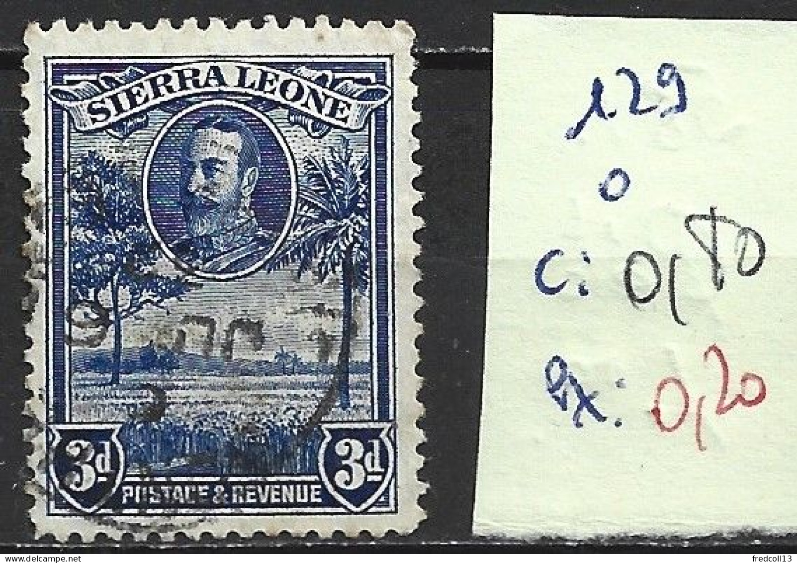 SIERRA LEONE 129 Oblitéré Côte 0.80 € - Sierra Leone (...-1960)