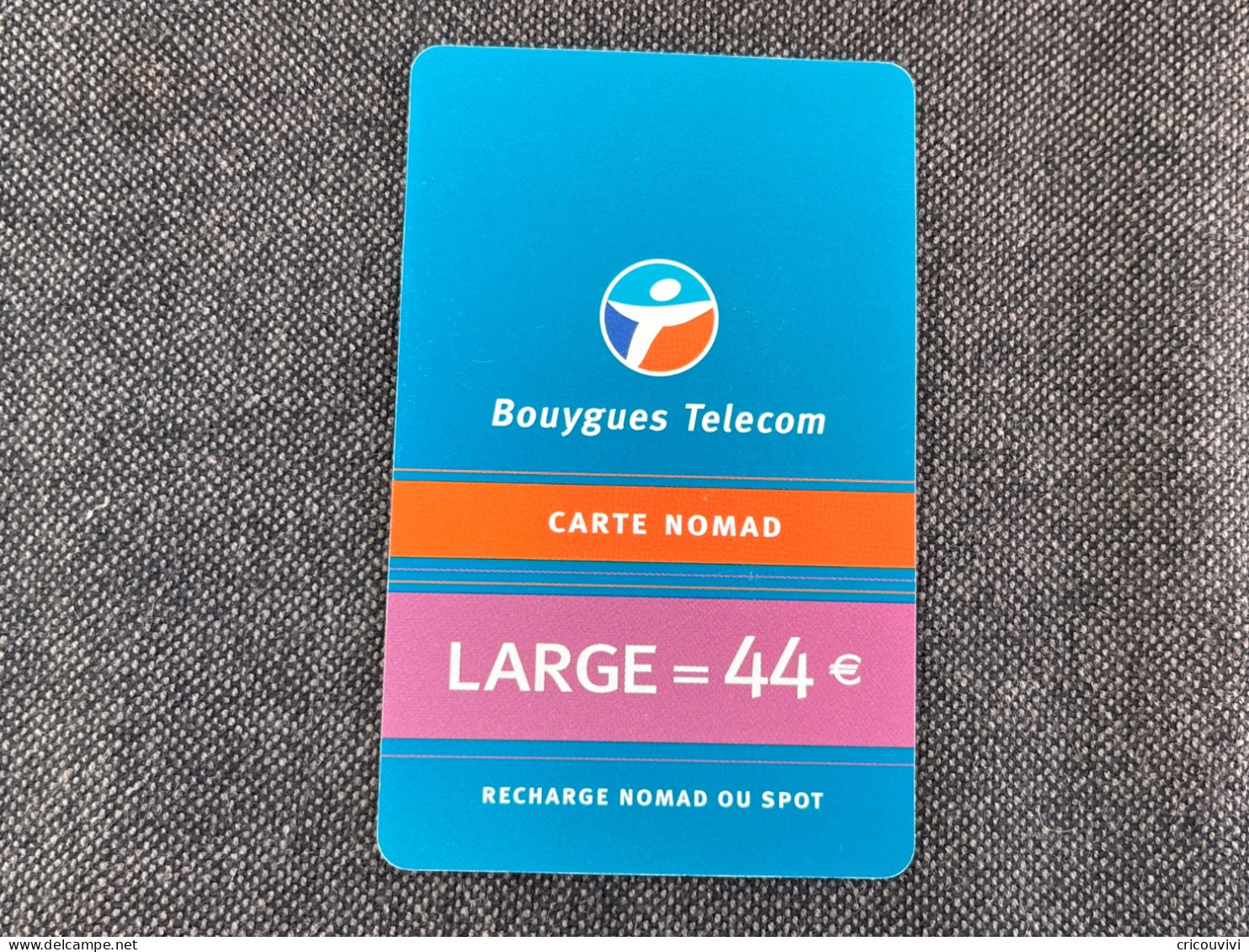 Nomad / Bouygues Nom Pu20d - Cellphone Cards (refills)