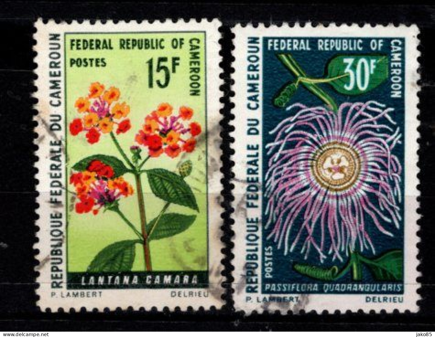- CAMEROUN -1970 - YT N° 481 / 482 - Oblitérés - Plantes - Cameroun (1960-...)