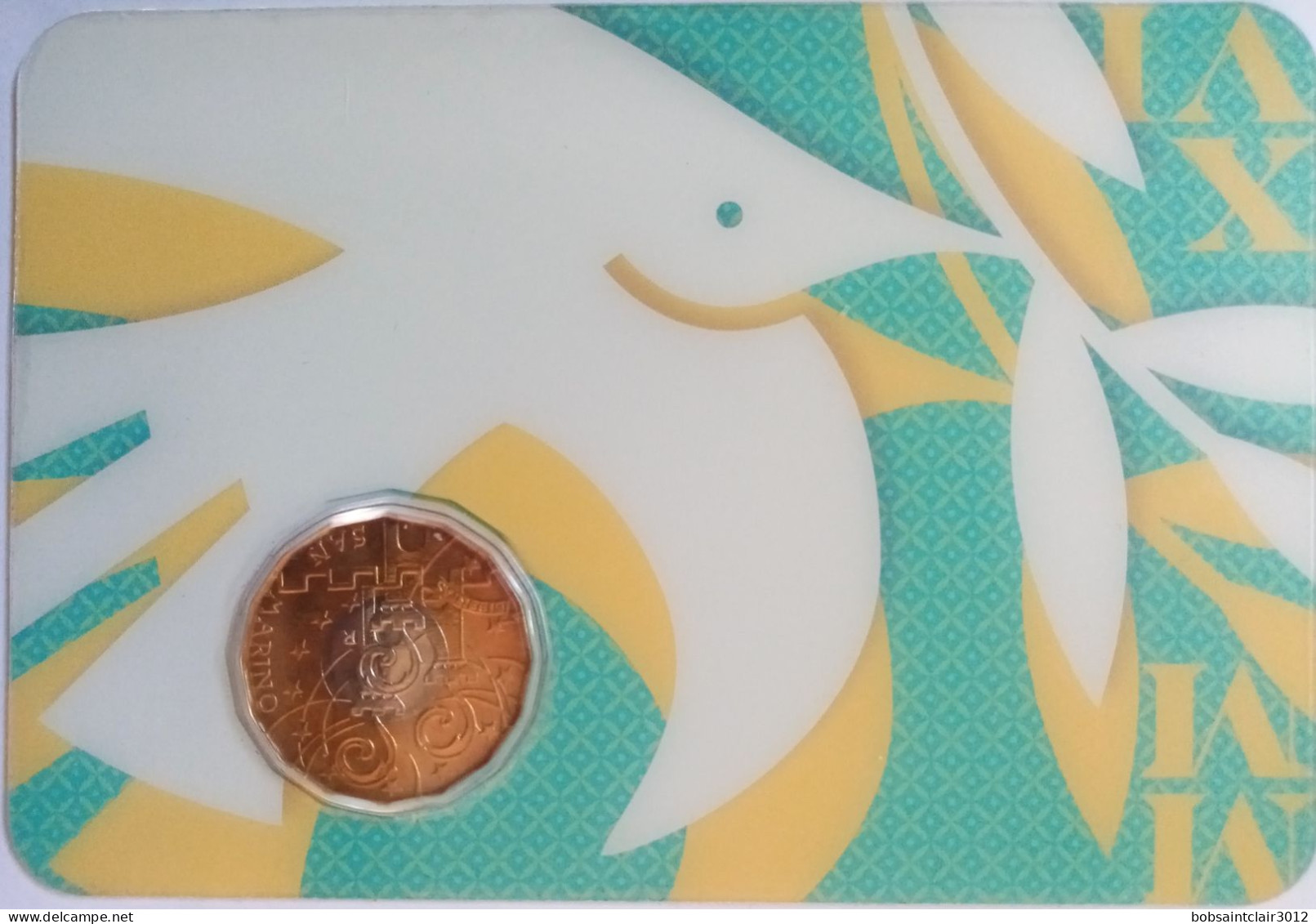 Piece De San Marino De 5 Euros 2016 Coin Card BU - San Marino