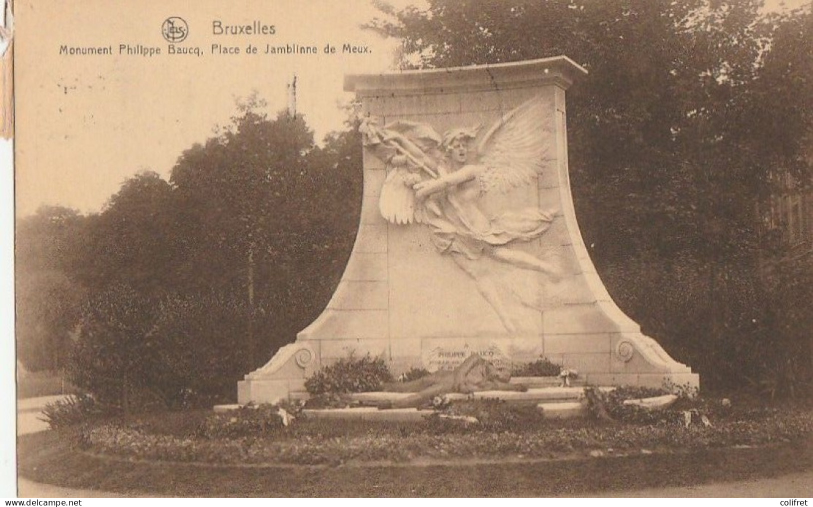 Bruxelles  -  Monument Philippe Baucq, Place De Jamblinne De Meux - Monuments