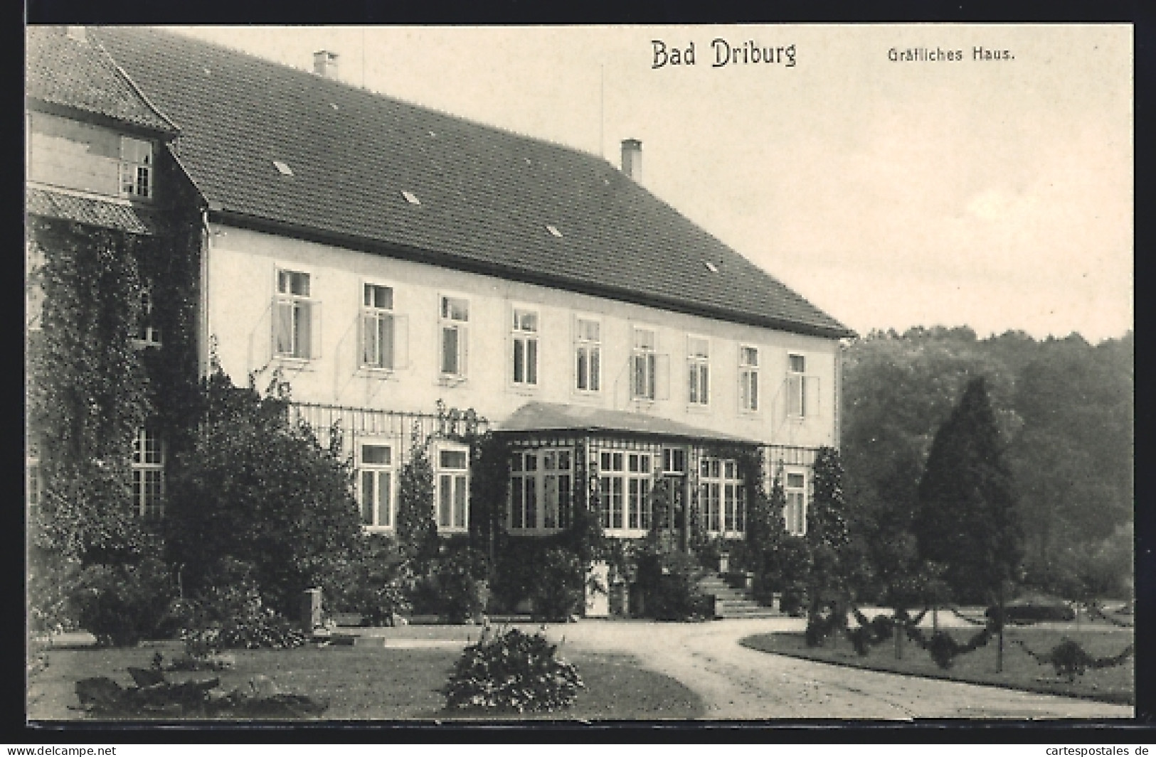 AK Bad Driburg, Gräfliches Haus Mit Garten  - Bad Driburg