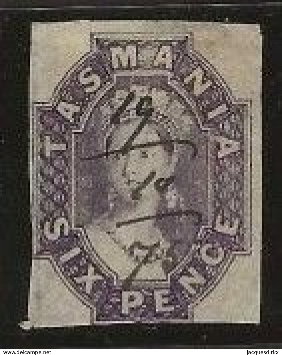 Tasmania       .   SG    .  48 (2 Scans)      .   O      .     Cancelled - Used Stamps