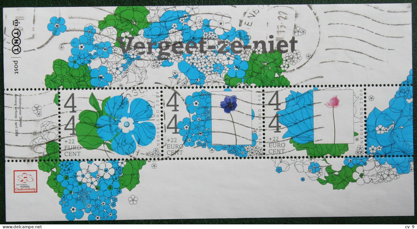 Zomerzegels Vergeet Ze Niet Deel 1; NVPH 2566 (Mi Block 109 2568-2570) 2008  Gestempeld USED NEDERLAND / NIEDERLANDE - Used Stamps