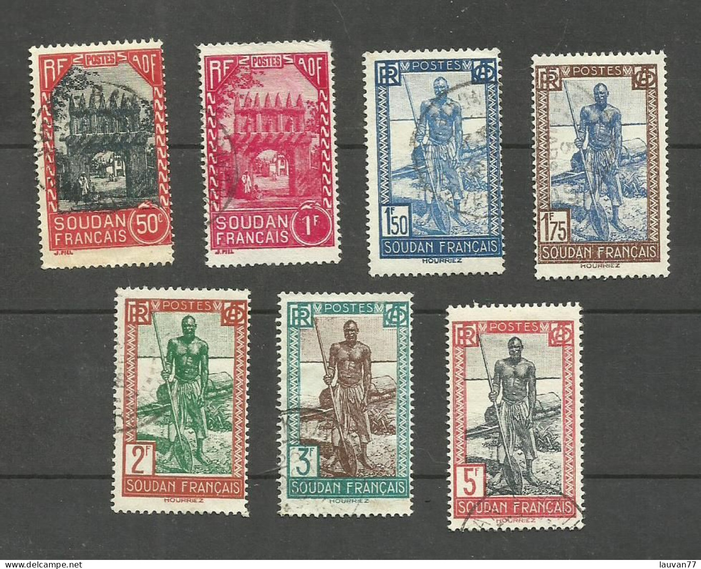 SOUDAN N°100 à 102, 110, 112, 114, 116, 119, 121 Cote 7.70€ - Used Stamps