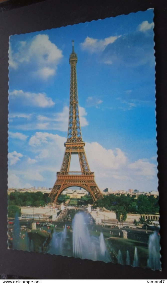 Paris - La Tour Eiffel - Reclame Euro-Spaartombola - Jacques Gallet, Kantoordirecteur, KB-Parijs - Publicité