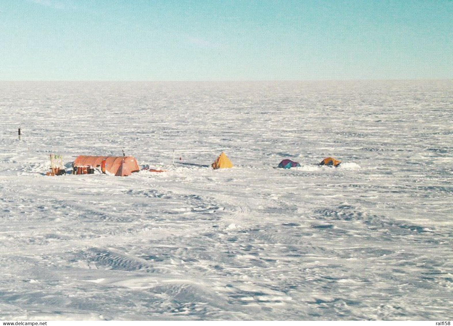 1 AK Antarktis / Antarctica * The First Field Camp At Mid-C In The 1999-2000 Summer Season * - Autres & Non Classés