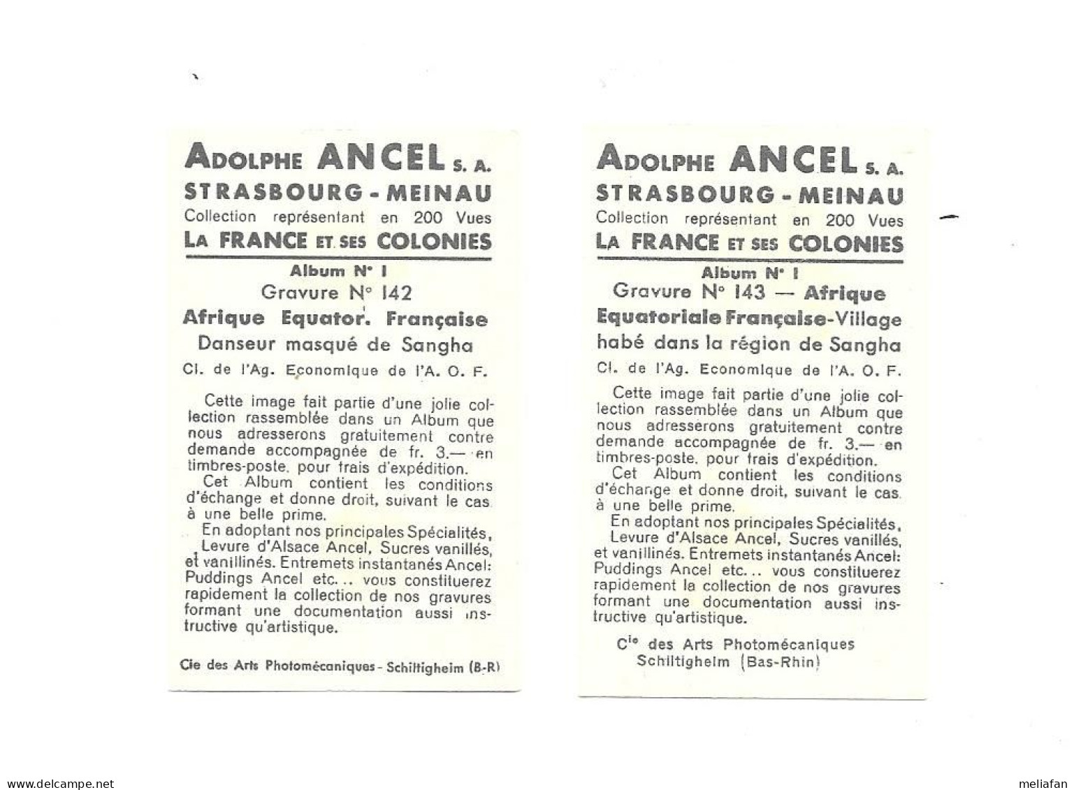 DQ04 - IMAGES ADOLPHE ANCEL - AFRIQUE EQUATORIALE FRANCAISE - DANSEUR DE SANGHA - VILLAGE HABE - Autres & Non Classés