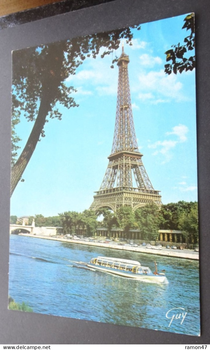 Paris - La Seine Et La Tour Eiffel - Editions "GUY", Paris - The River Seine And Its Banks