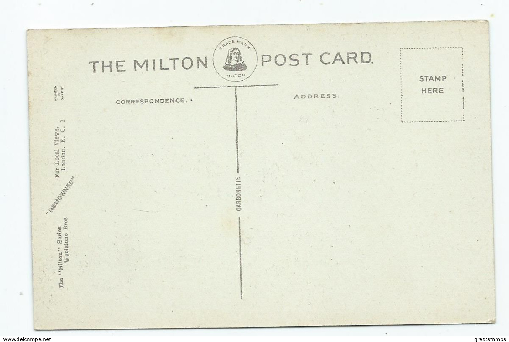 Postcard Devon Barnstaple Newport Road And Entrance To The Park  Milton Postcard   Unused - Autres & Non Classés