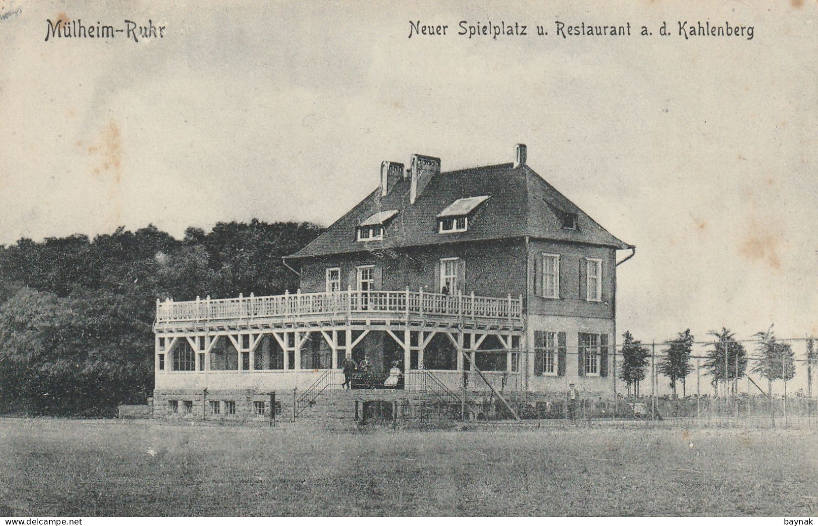 DE389   -- MULLHEIM - RUHR   --  NEUER SPIELPLATZ  UND RESTAURANT  A. D. KAHLENBERG - Muelheim A. D. Ruhr