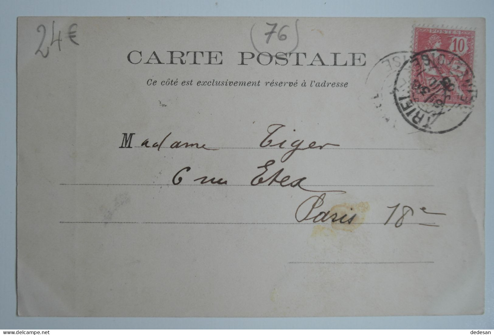 Cpa 1903 DIEPPE La Poissonnerie - BL84 - Dieppe