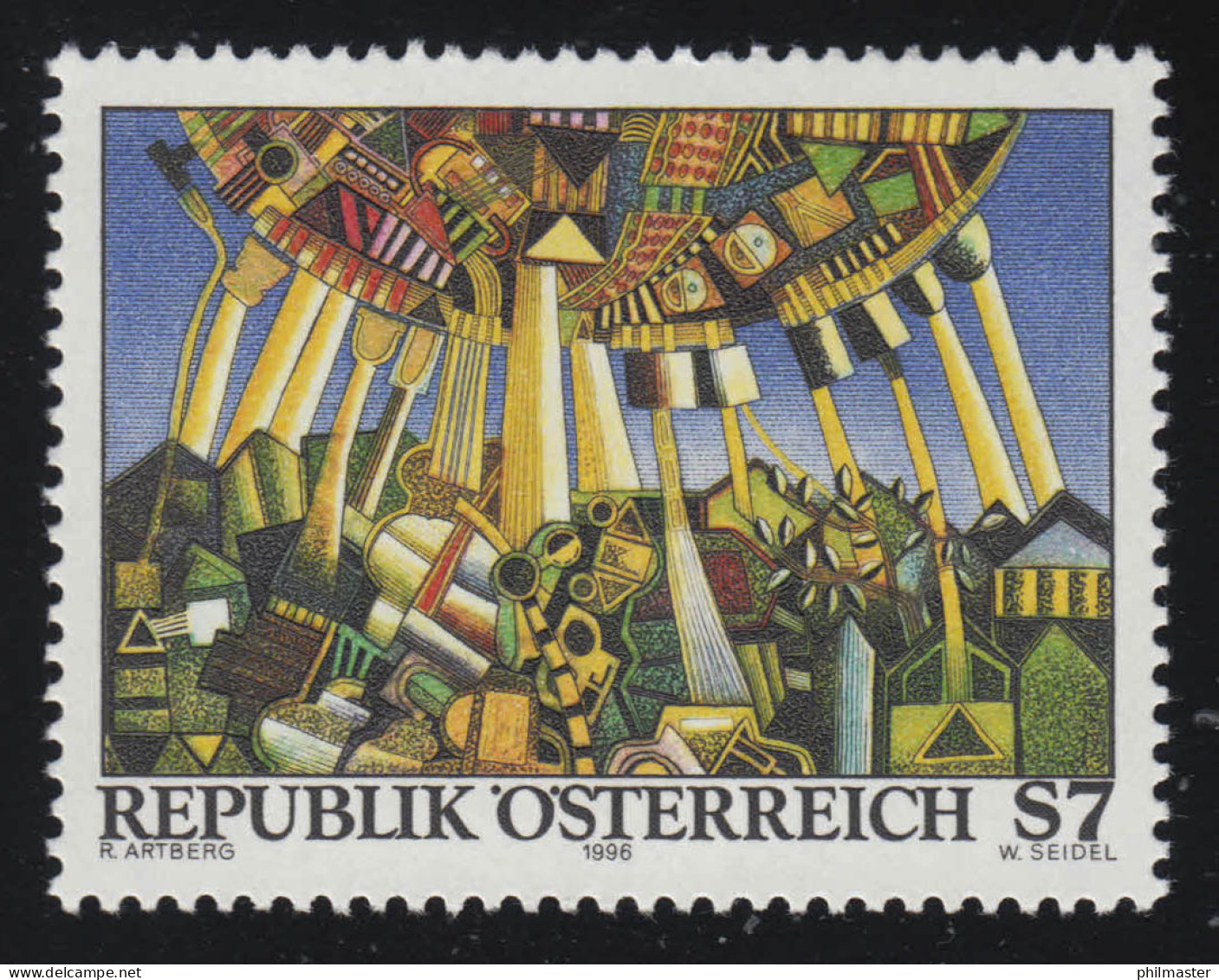 2206 Moderne Kunst In Österreich (XXII), Power Station, R. Artberg, 7 S, ** - Unused Stamps