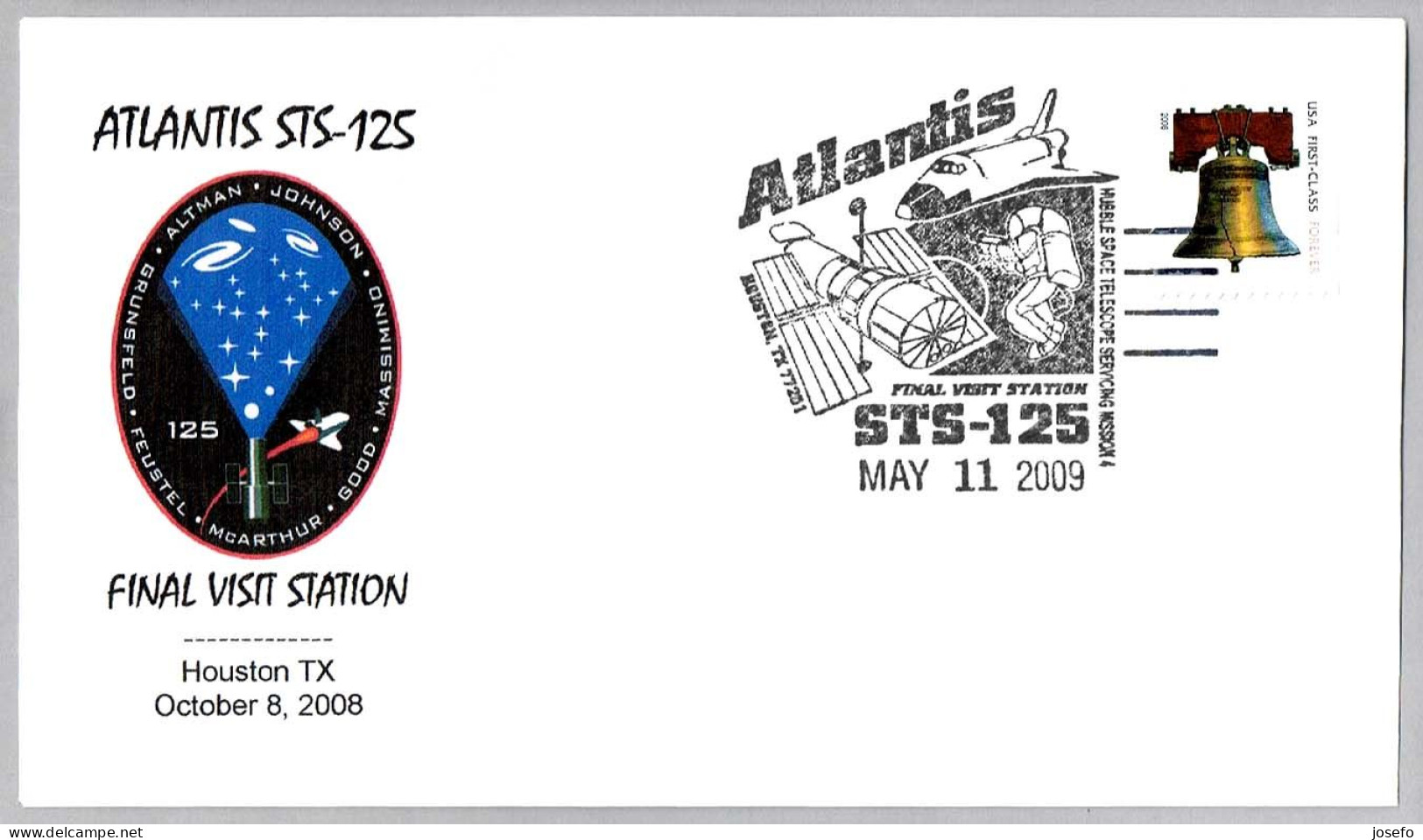 MIsion ATLANTIS STS-125 - Ultima Visita  Al TELESCOPIS HUBBLE - Final Visit. Houston TX 2008 - United States