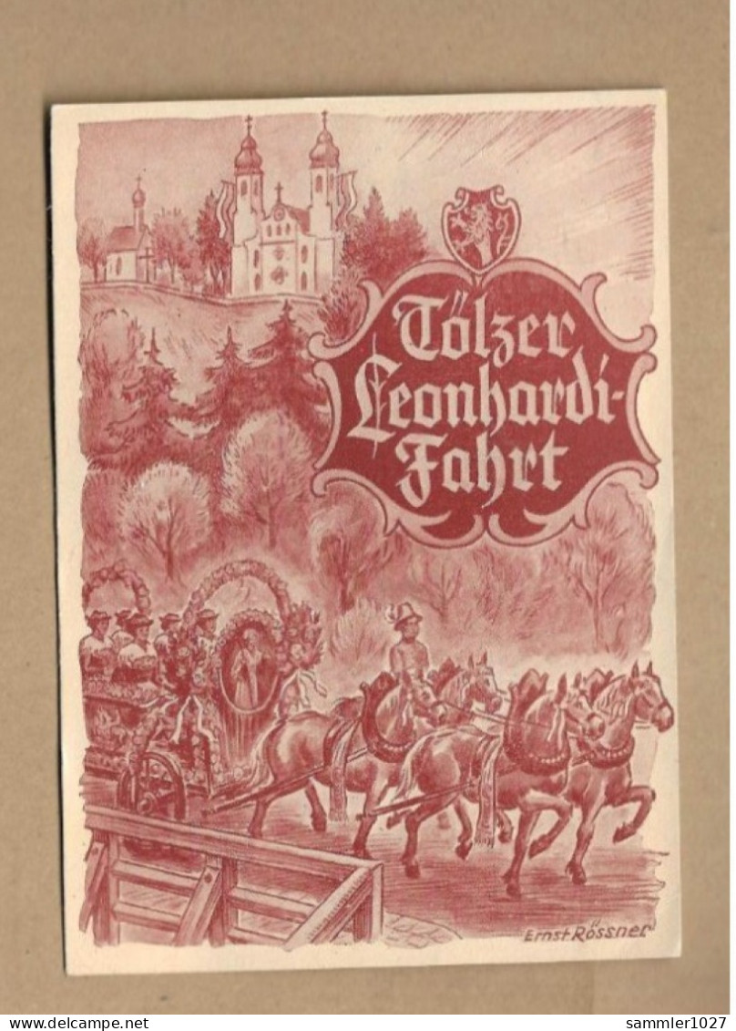 Los Vom 18.05 -   Sammlerkarte Aus Bad Tölz 1948 - Covers & Documents