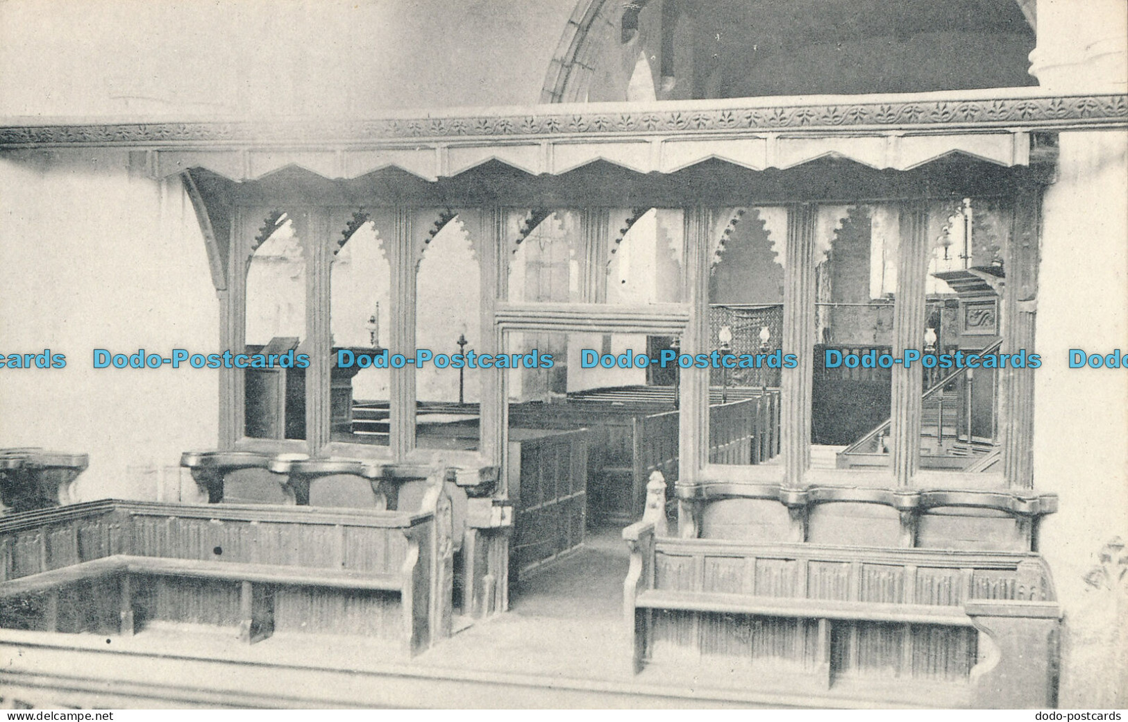 R000589 Stalls And Screen. St. Buenos Church. Clynnogfawr - World