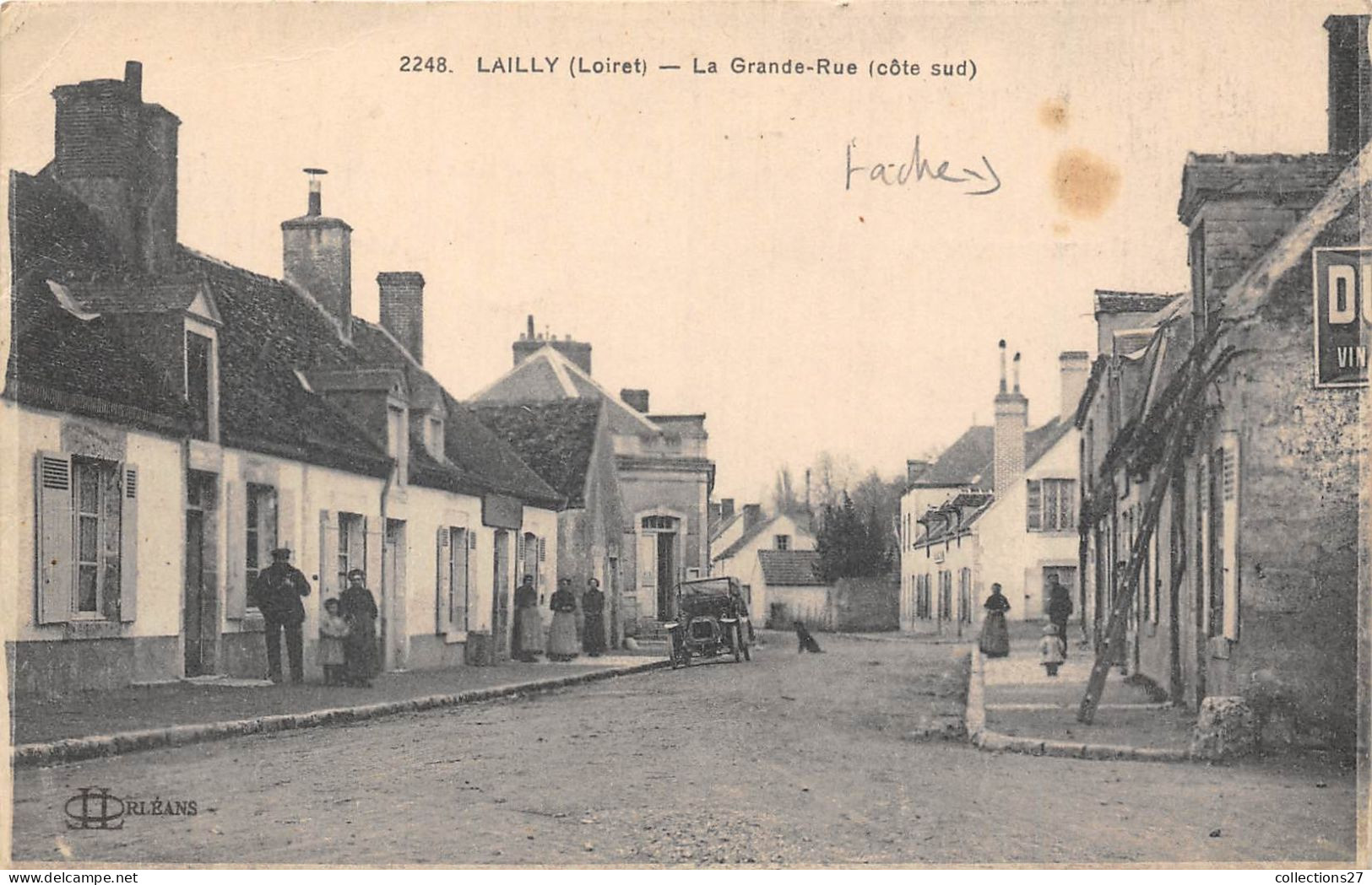 45-LAILLY- LA GRANDE RUE (CÔTE SUD  ) - Autres & Non Classés