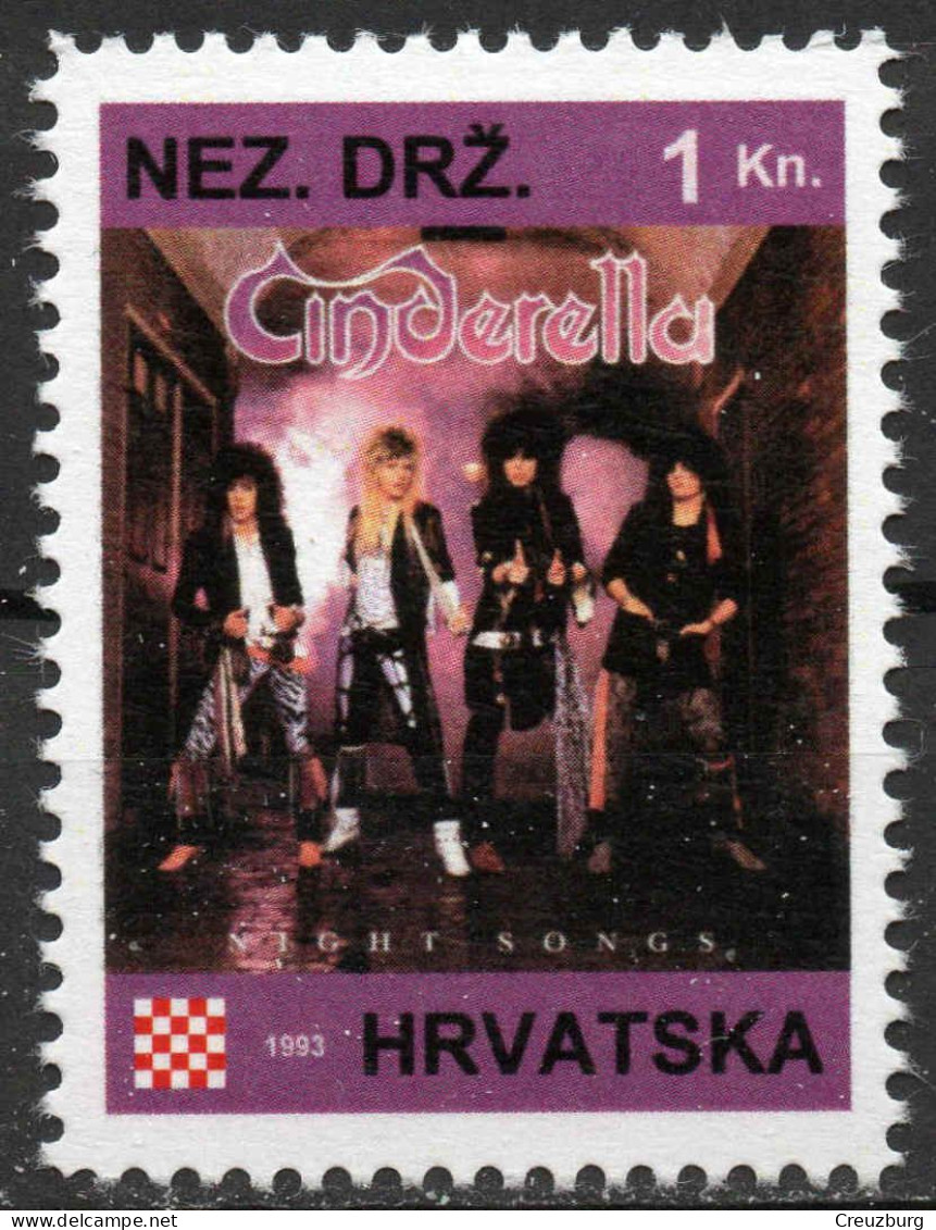Cinderella - Briefmarken Set Aus Kroatien, 16 Marken, 1993. Unabhängiger Staat Kroatien, NDH. - Croacia