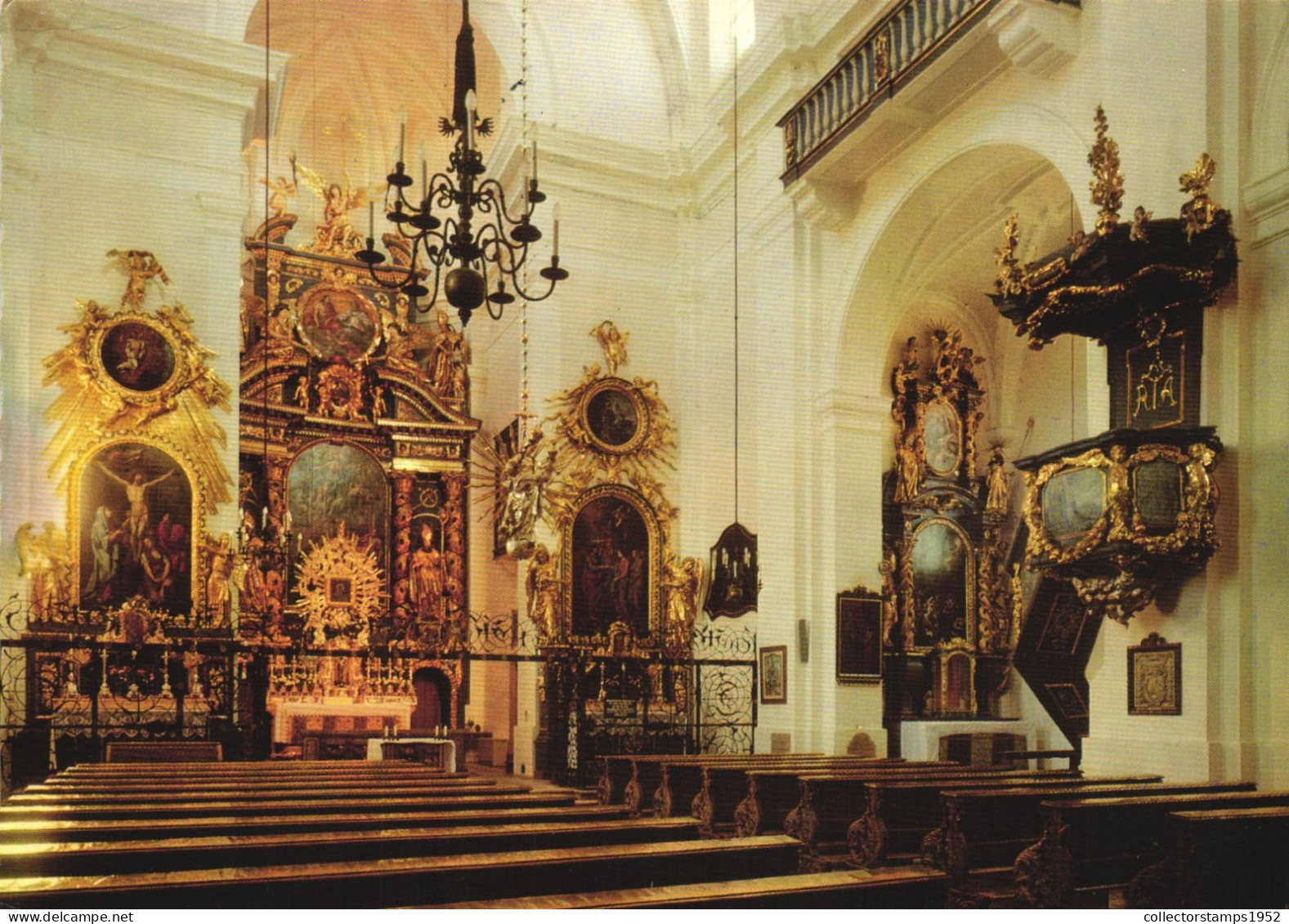 SALZBURG, CHURCH, ARCHITECTURE, INTERIOR, AUSTRIA, POSTCARD - Salzburg Stadt