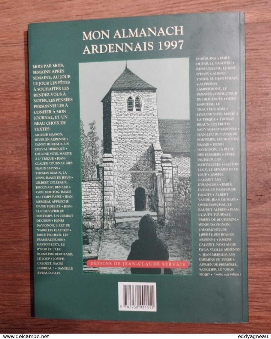 Almanach ardennais 1997 - Servais - Arthur Masson - Joseph Calozet, ...