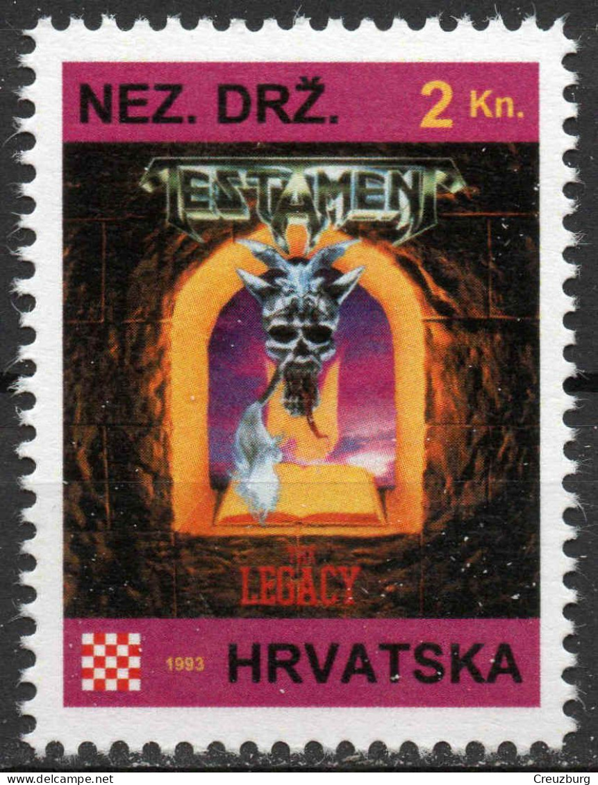 Testament - Briefmarken Set Aus Kroatien, 16 Marken, 1993. Unabhängiger Staat Kroatien, NDH. - Croatia