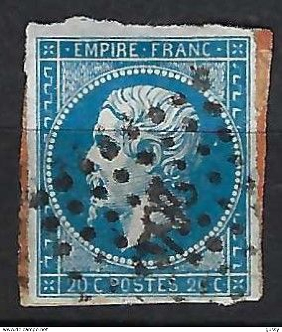 FRANCE Classique, B Obl. PC Des Villes Sur TP Isolés: PC 2645 (Remiremont,3) Sur Y&T 14Aa - 1853-1860 Napoleon III