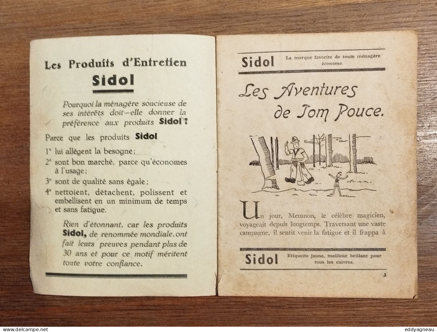 Benjamin Rabier - Livrets Publicitaires Sidol - Années 40 - Autres & Non Classés