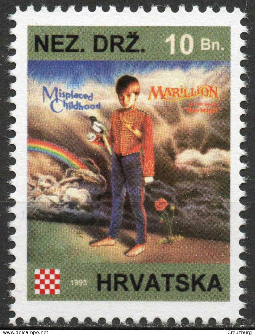 Marillion - Briefmarken Set Aus Kroatien, 16 Marken, 1993. Unabhängiger Staat Kroatien, NDH. - Croatie