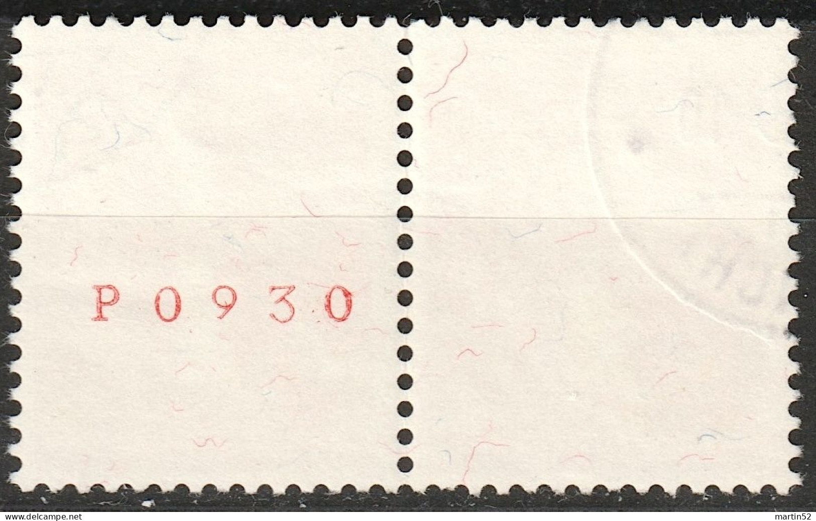 Schweiz Suisse 1939: Rollenpaar Zu Z27f = 230yR.01+238yR Mi W23 = 346yR+354y Mit N° P0930 ⊙.39 (ZÜRICH) (Zu CHF 140.00) - Rollen