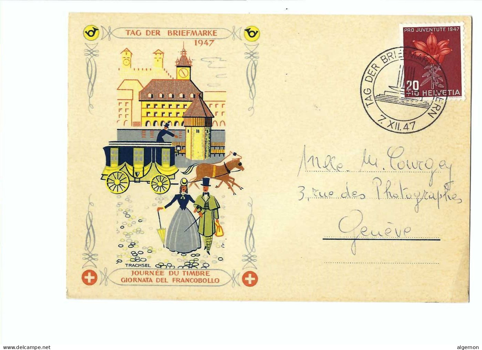 32590 -  Tag Der Briefmarke Journée Du Timbre 1947 - Used Stamps