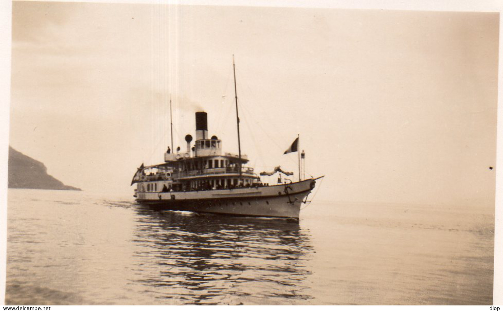 Photo Vintage Paris Snap Shop -b&acirc;teau Boat Mer Sea LAC LEMAN SAINT GINGOLPH - Schiffe