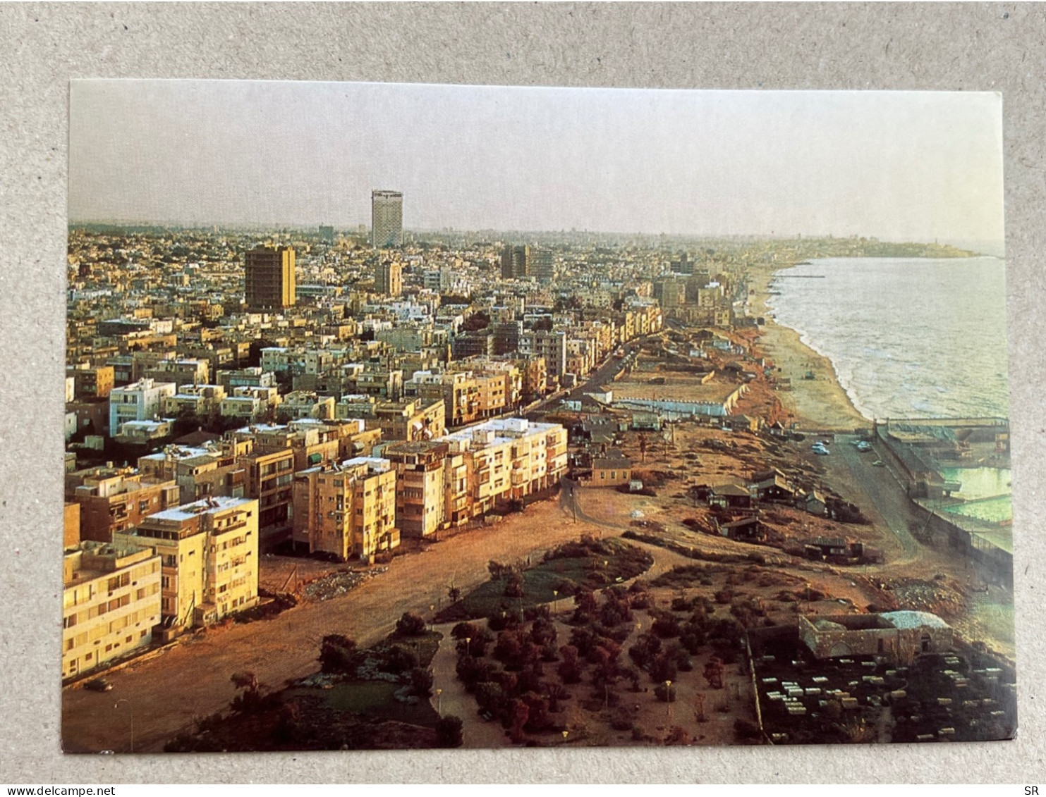 GEOGRAPHICAL POSTCARD - TEL AVIV, Yarkon Street, The Independence Garden To The South, A Photograph From 1967 - Israel