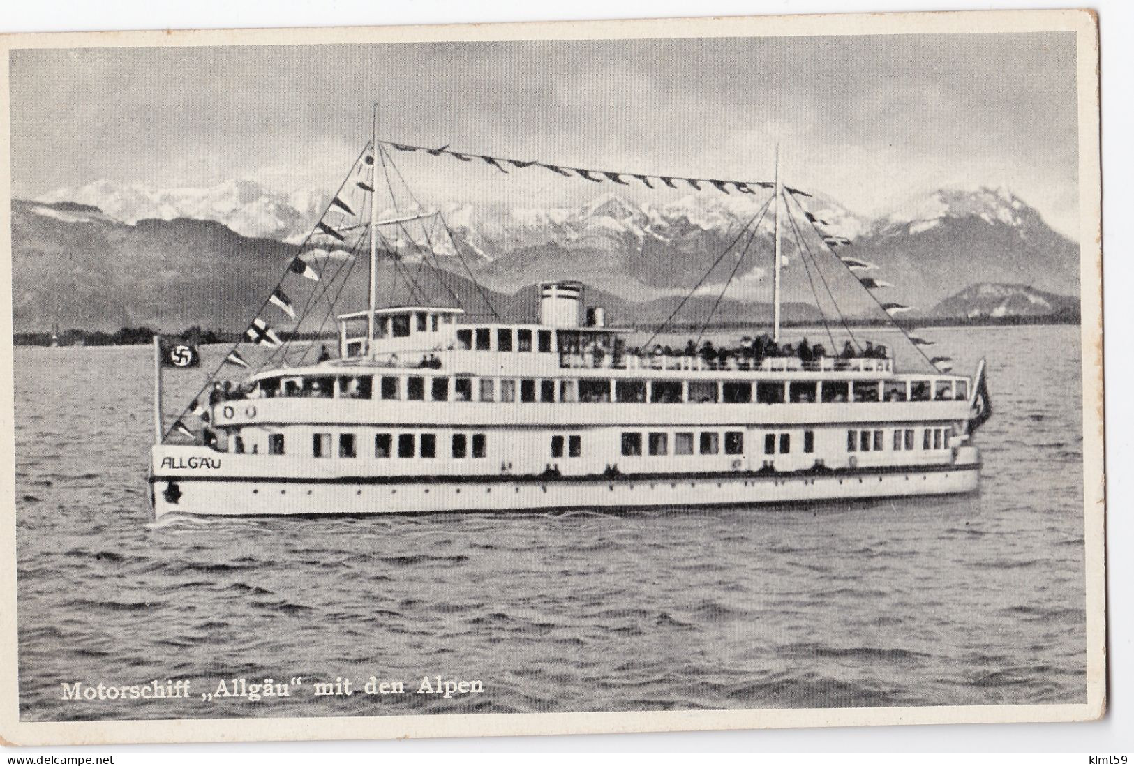 Motorschiff "Allgäu" Mit Den Alpen - Autres & Non Classés