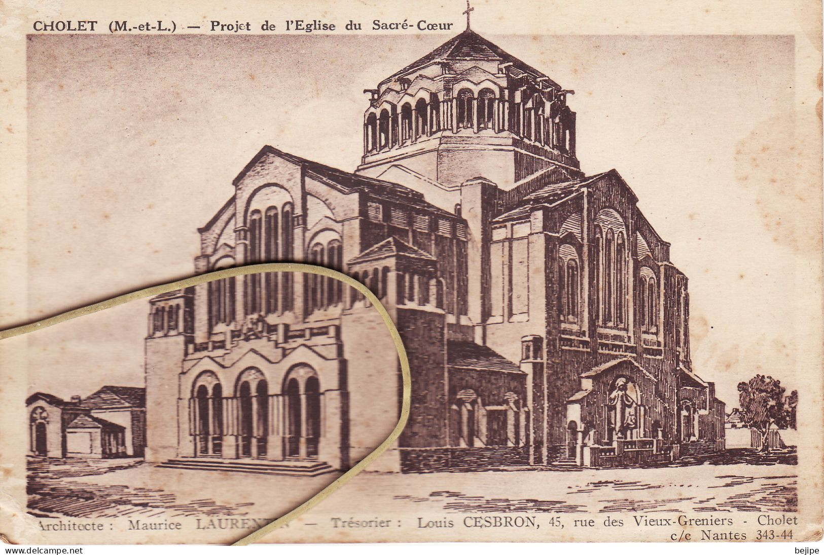 49 CHOLET Projet De L'église Du Sacré Coeur - Cholet