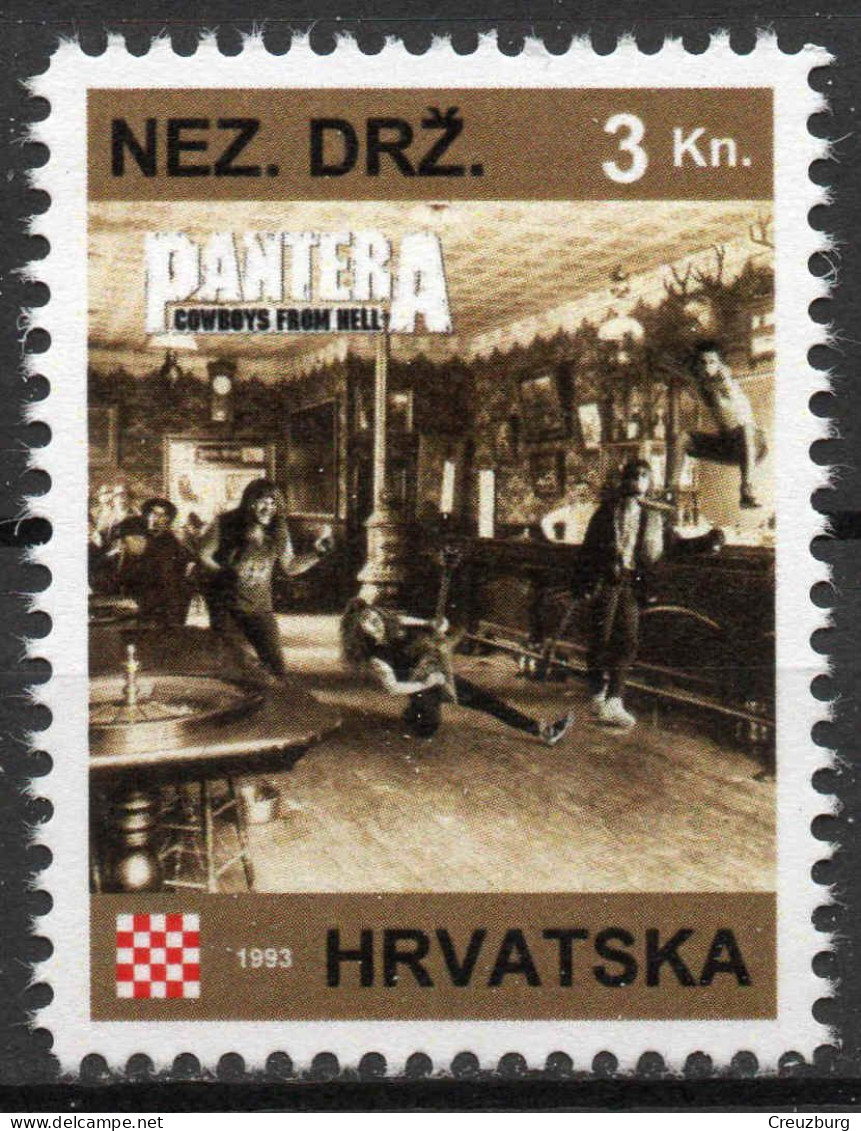 Pantera - Briefmarken Set Aus Kroatien, 16 Marken, 1993. Unabhängiger Staat Kroatien, NDH. - Croatie